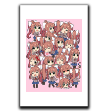 Just ALL Monika Art Print