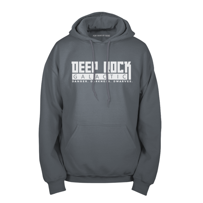 Deep Rock Galactic Logo - White Pullover Hoodie