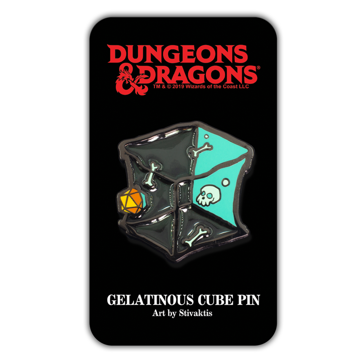 Gelatinous Cube Pin Esmaltado 