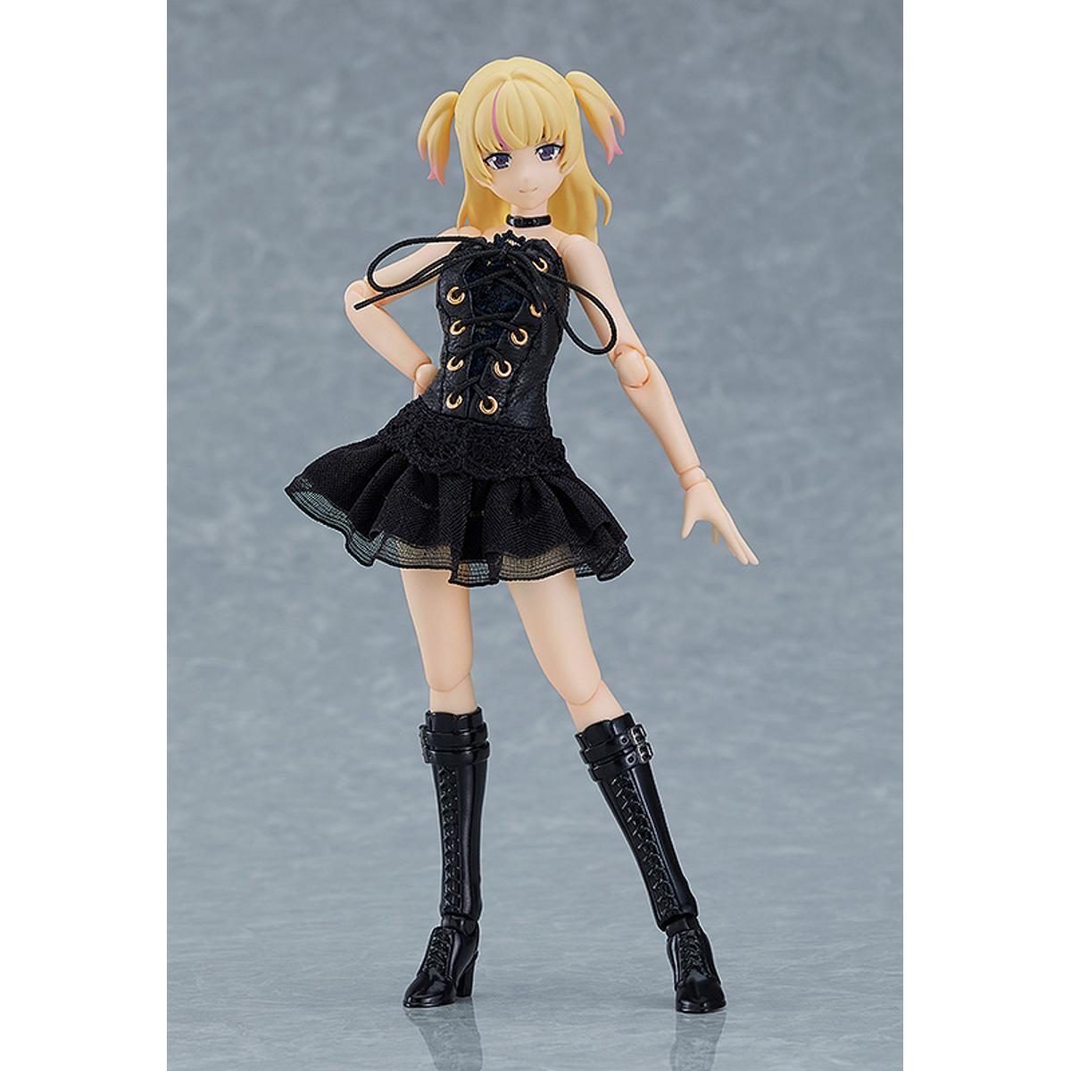 figma Female Body (Yuki) with Black Corset Dress  Outfit,Figures,figma,figma,Original Character