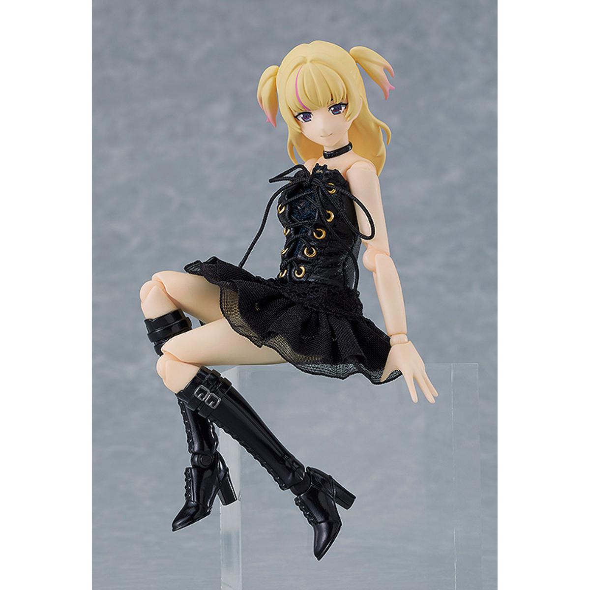 figma Female Body (Yuki) with Black Corset Dress  Outfit,Figures,figma,figma,Original Character