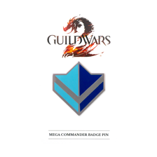 Guild Wars 2 Mega Commander Badge Pin