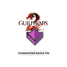 Guild Wars 2 Purple Commander Badge Pin