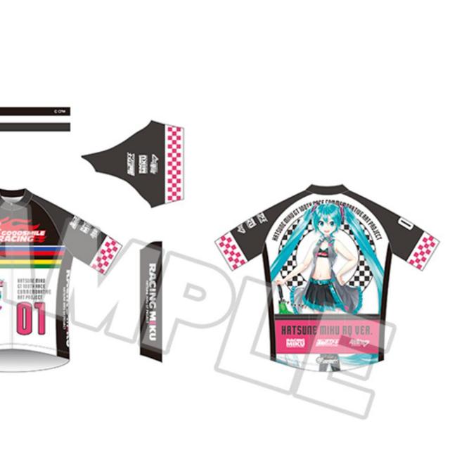 Hatsune Miku GT Project 100th Race Commemorative Art Project Art Omnibus Cycling Jersey