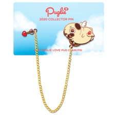 Puglie Love Pug 2 pc 2020 Collector Pin