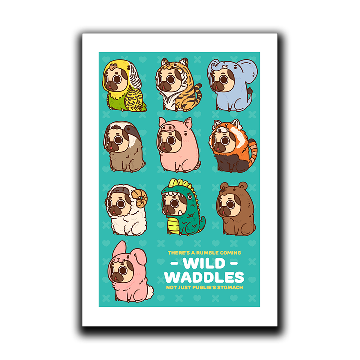 Wild Waddles Art Print