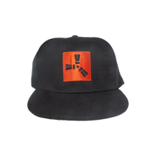 Rust Embroidered Logo Snapback Hat